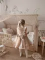 TIULOWA SUKIENKA DLA DZIEWCZYNKI VANESSA BEŻ -  Ubrania dla dziewczynek Milulove