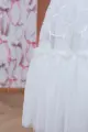 INGRID  sukienka tiulowa  dla dziewczynki na wesele ecru -  Ubrania dla dziewczynek Milulove