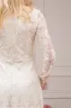 SERENITY , elegancka koronkowa sukienka beżowa, maxi, dla mamy -  Ubrania dla dziewczynek Milulove