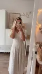 ORIANA dla mamy, elegancka koronkowa sukienka maxi, ERCU