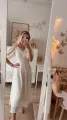 ORIANA dla mamy, elegancka koronkowa sukienka maxi, ERCU -  Ubrania dla dziewczynek Milulove